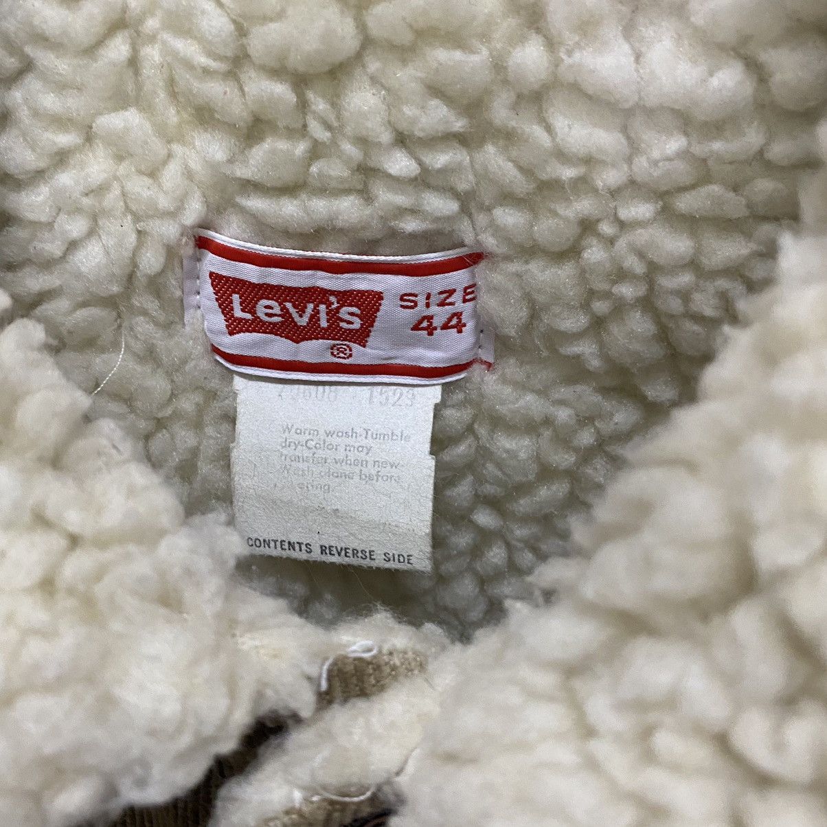 Levi's vintage 80s levis corduroy trucker sherpa jacket Size US M / EU 48-50 / 2 - 10 Thumbnail