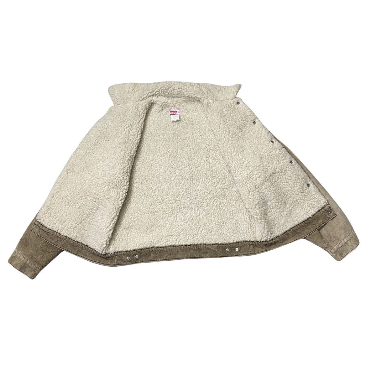 Levi's vintage 80s levis corduroy trucker sherpa jacket Size US M / EU 48-50 / 2 - 11 Thumbnail