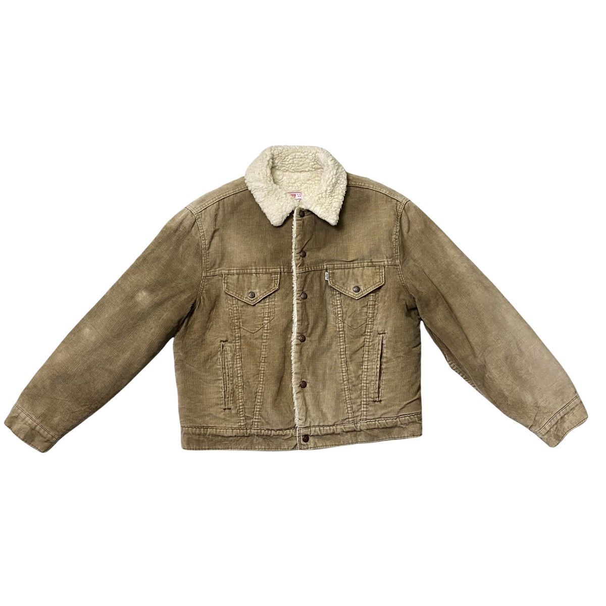 Levi's vintage 80s levis corduroy trucker sherpa jacket Size US M / EU 48-50 / 2 - 5 Thumbnail