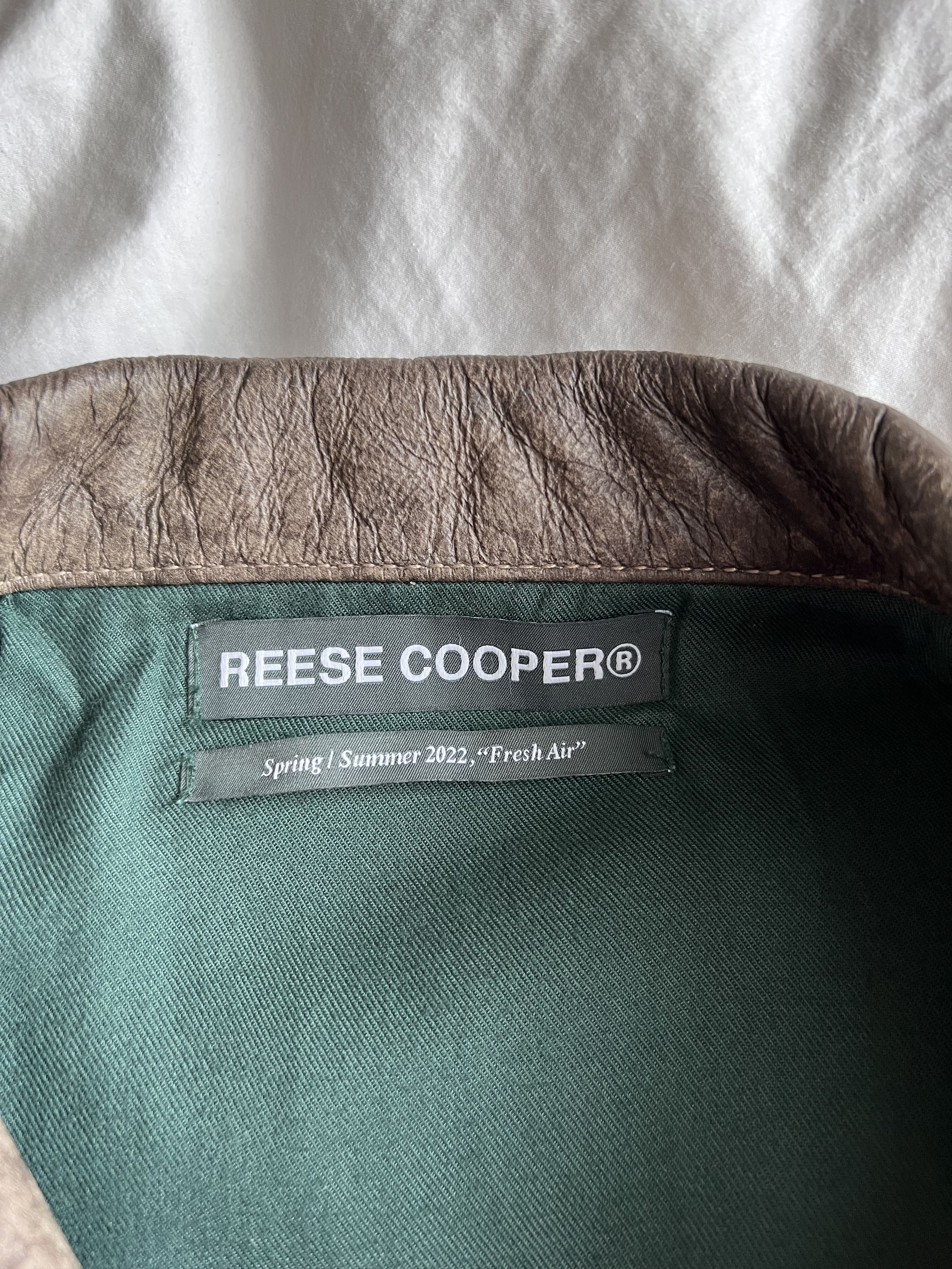 Reese Cooper Reese Cooper RCI Compass Leather Cargo Jacket in Brown Size US M / EU 48-50 / 2 - 10 Thumbnail