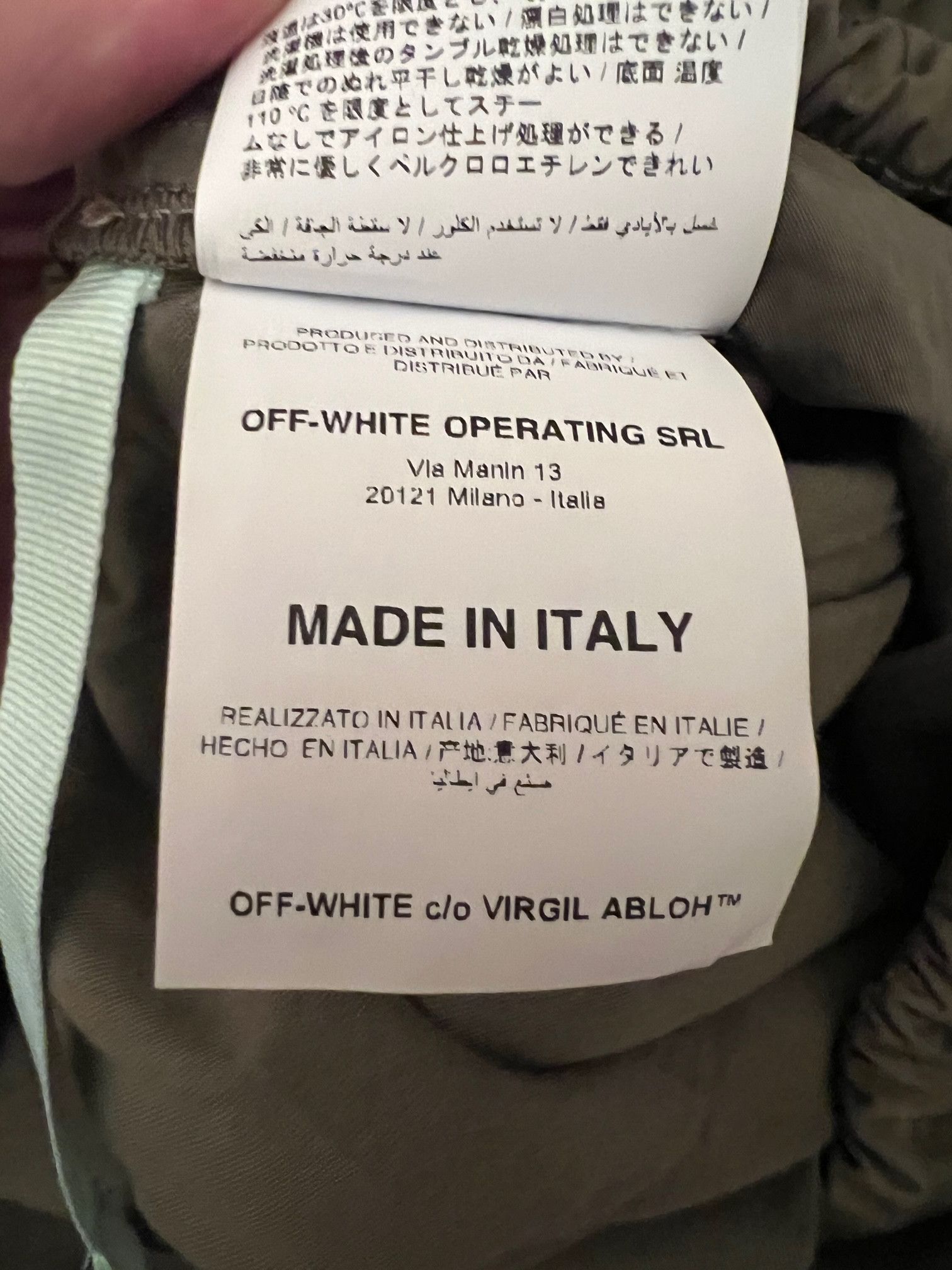 Off-White Off-White Parachute Cargo Pants Size US 30 / EU 46 - 9 Thumbnail