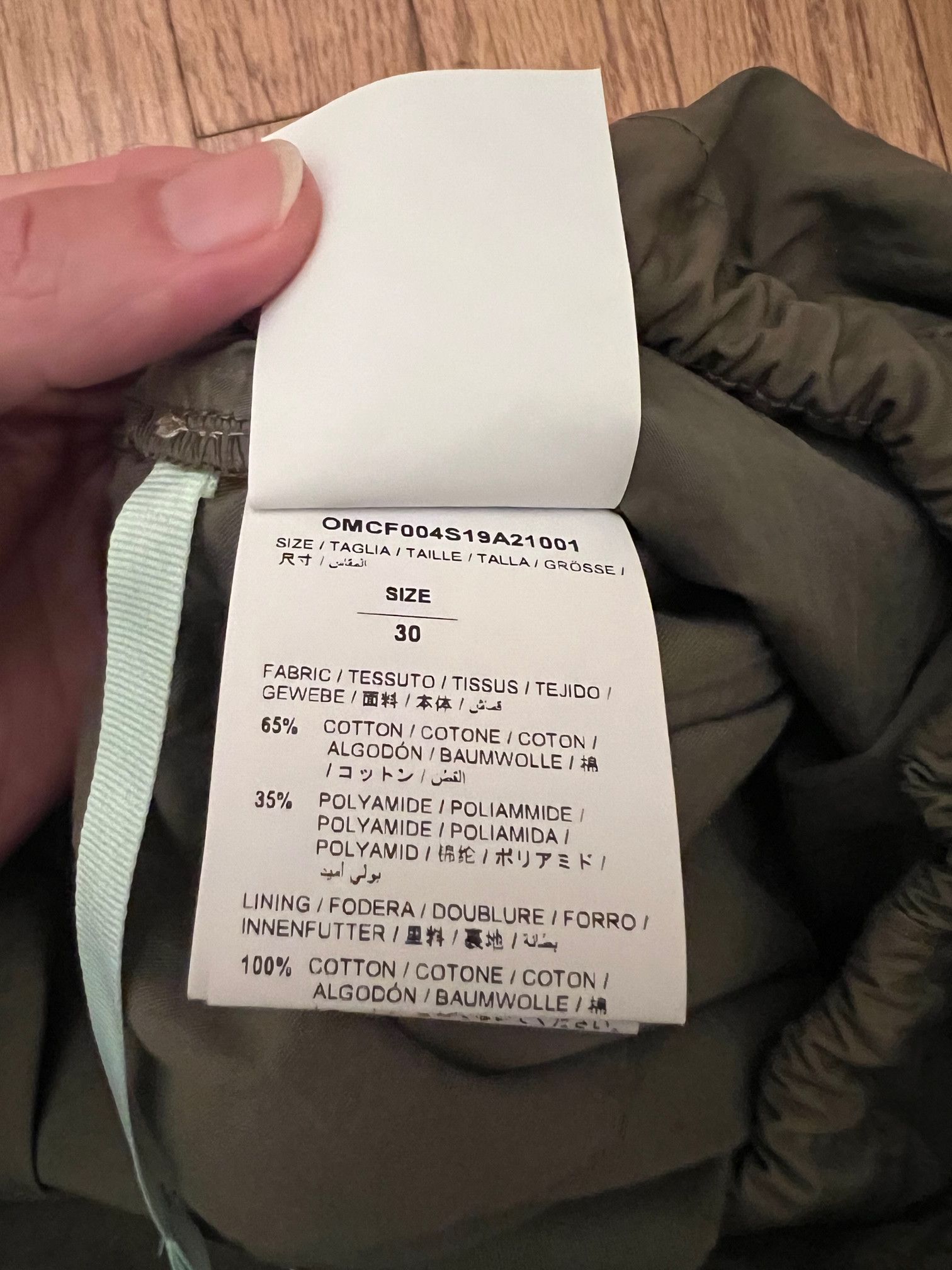 Off-White Off-White Parachute Cargo Pants Size US 30 / EU 46 - 8 Thumbnail