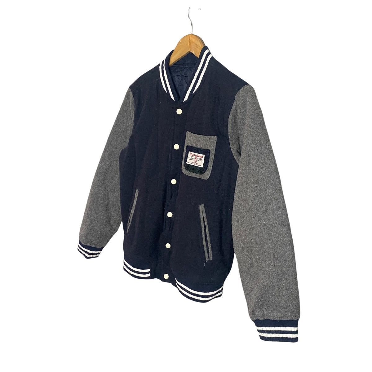Harris Tweed Harris Tweed Varsity Jacket Wool Size US S / EU 44-46 / 1 - 4 Thumbnail