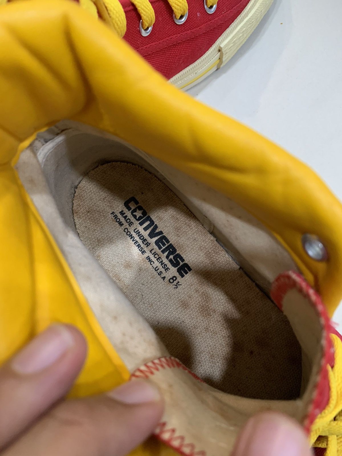 Converse VTG 1980s CONVERSE UNDER LICENSE MADE KOREA NEAR MINT SHOES Size US 8.5 / EU 41-42 - 9 Thumbnail