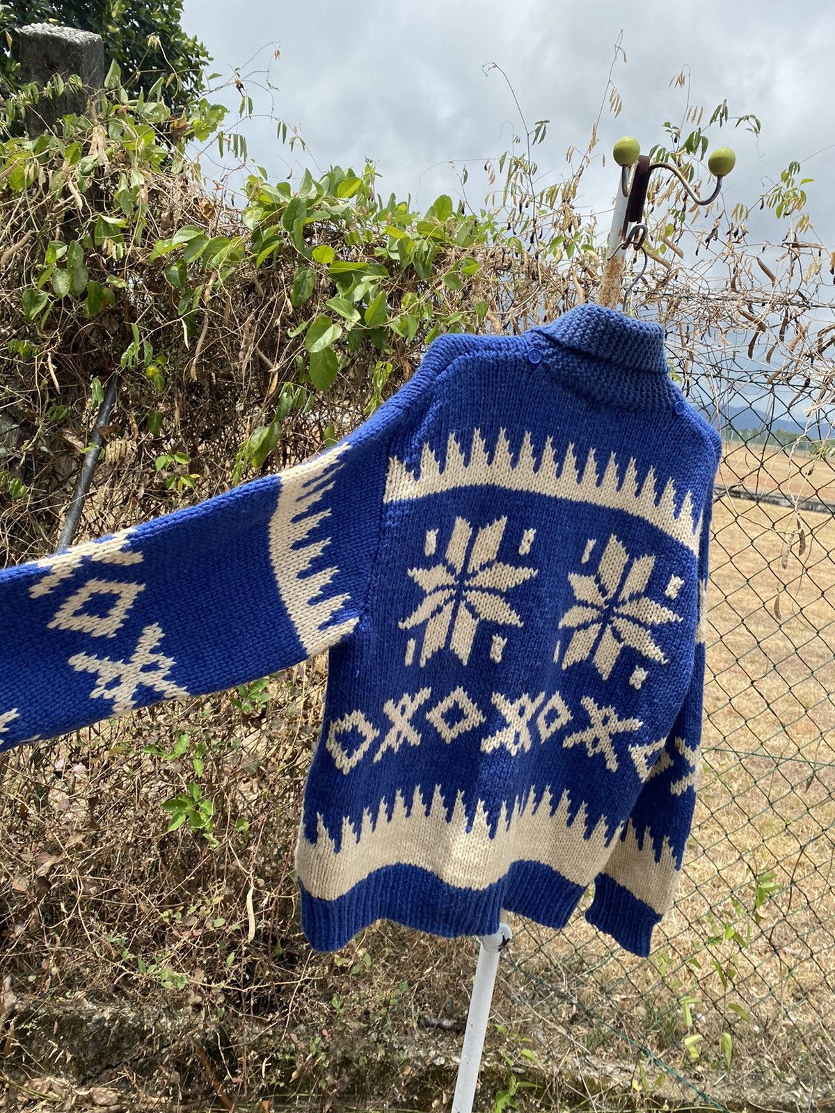 Vintage Vintage Georgia Coffe Cardigan Sweater Size US L / EU 52-54 / 3 - 6 Thumbnail