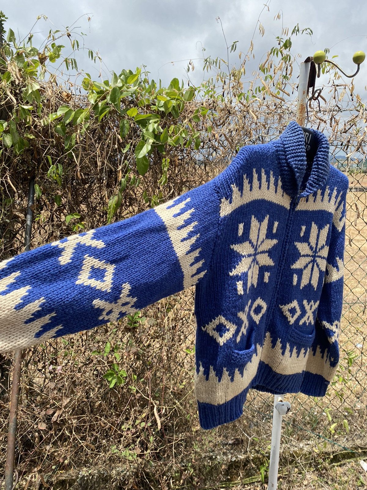 Vintage Vintage Georgia Coffe Cardigan Sweater Size US L / EU 52-54 / 3 - 5 Thumbnail