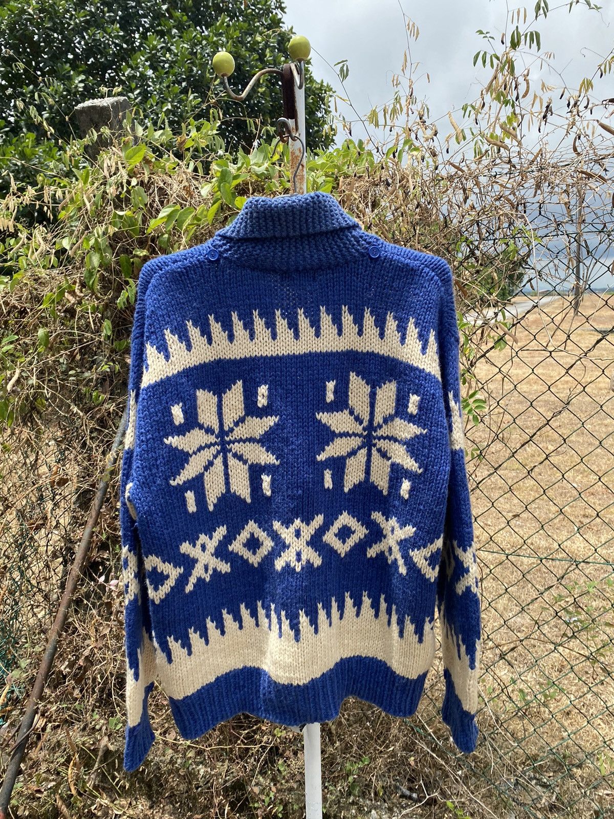 Vintage Vintage Georgia Coffe Cardigan Sweater Size US L / EU 52-54 / 3 - 2 Thumbnail