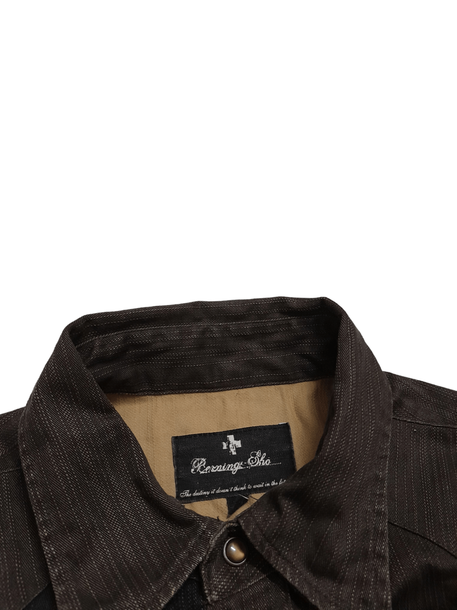 Japanese Brand × Seditionaries Berning Sho Patchwork Punk Shirt Button Down (E728) Size US L / EU 52-54 / 3 - 4 Thumbnail