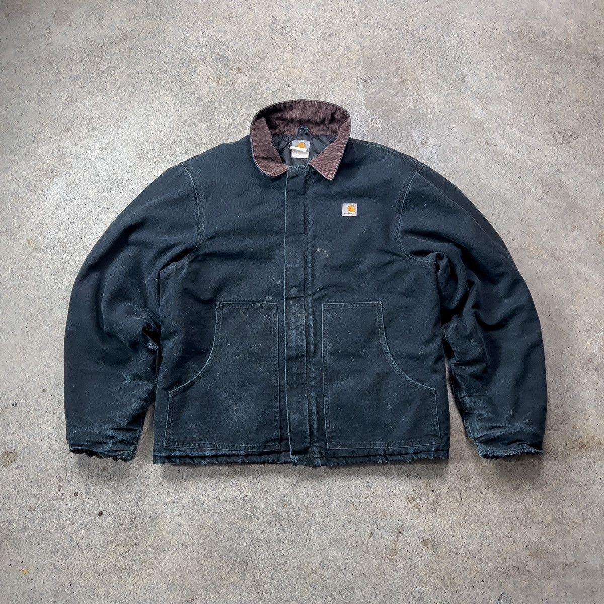 Vintage Vintage Carhartt Black Arctic Quilt J22/J02 Jacket | Grailed