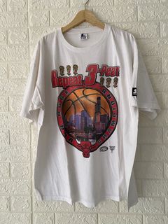 Chicago Bulls Repeat 3 Peat 1998 NBA Championship 90s Vintage