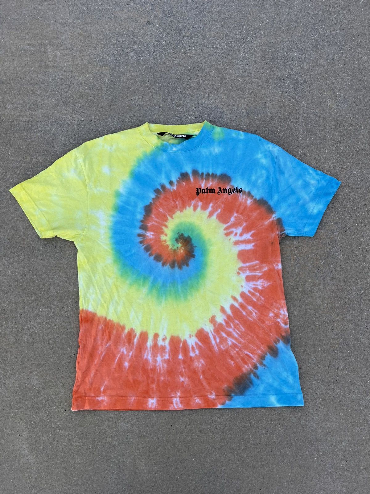 palm angels tie dye shirt