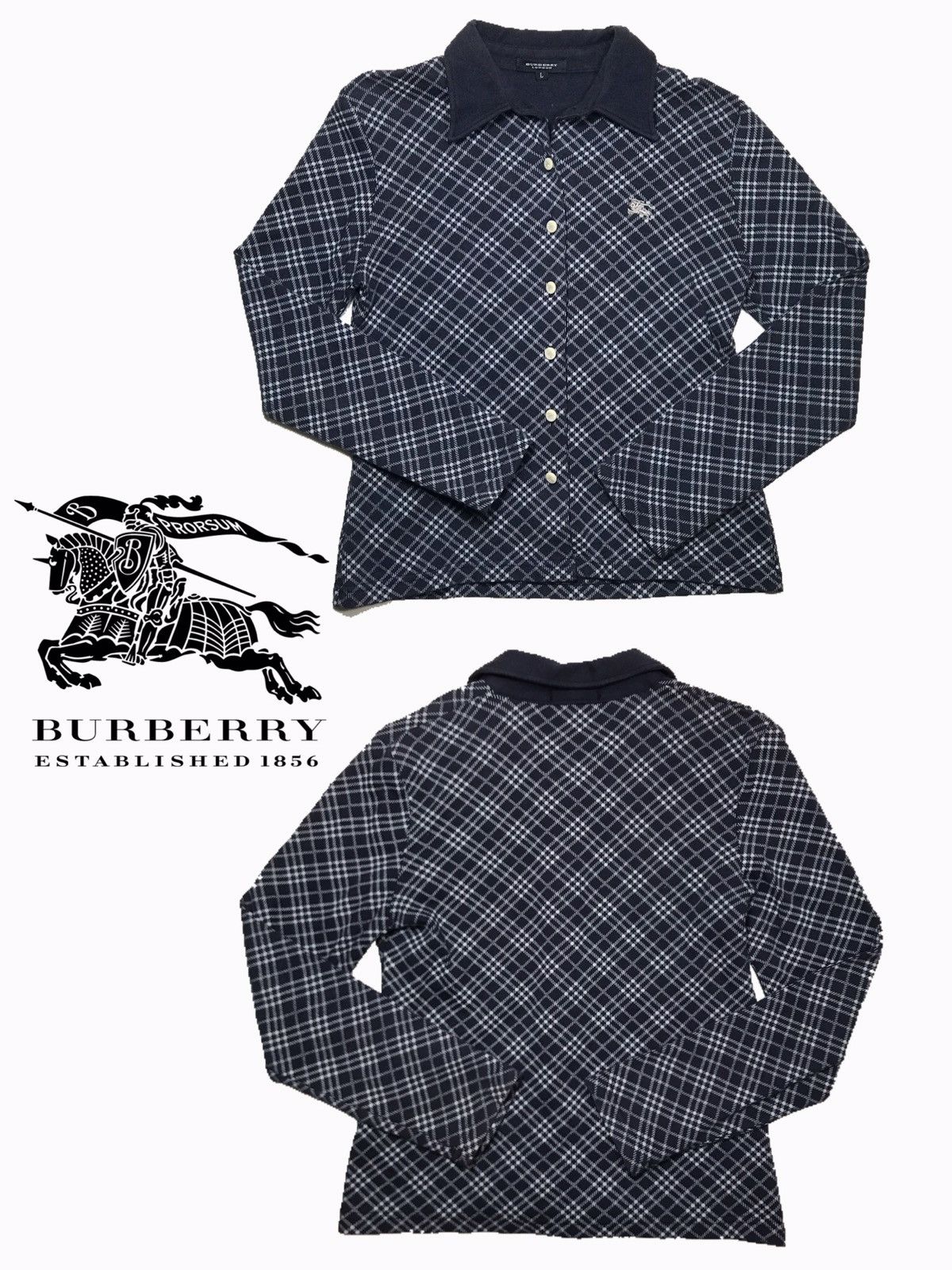 Burberry Burberrys button up shirt woman ladies nova checkered plaid Size XS / US 0-2 / IT 36-38 - 1 Thumbnail