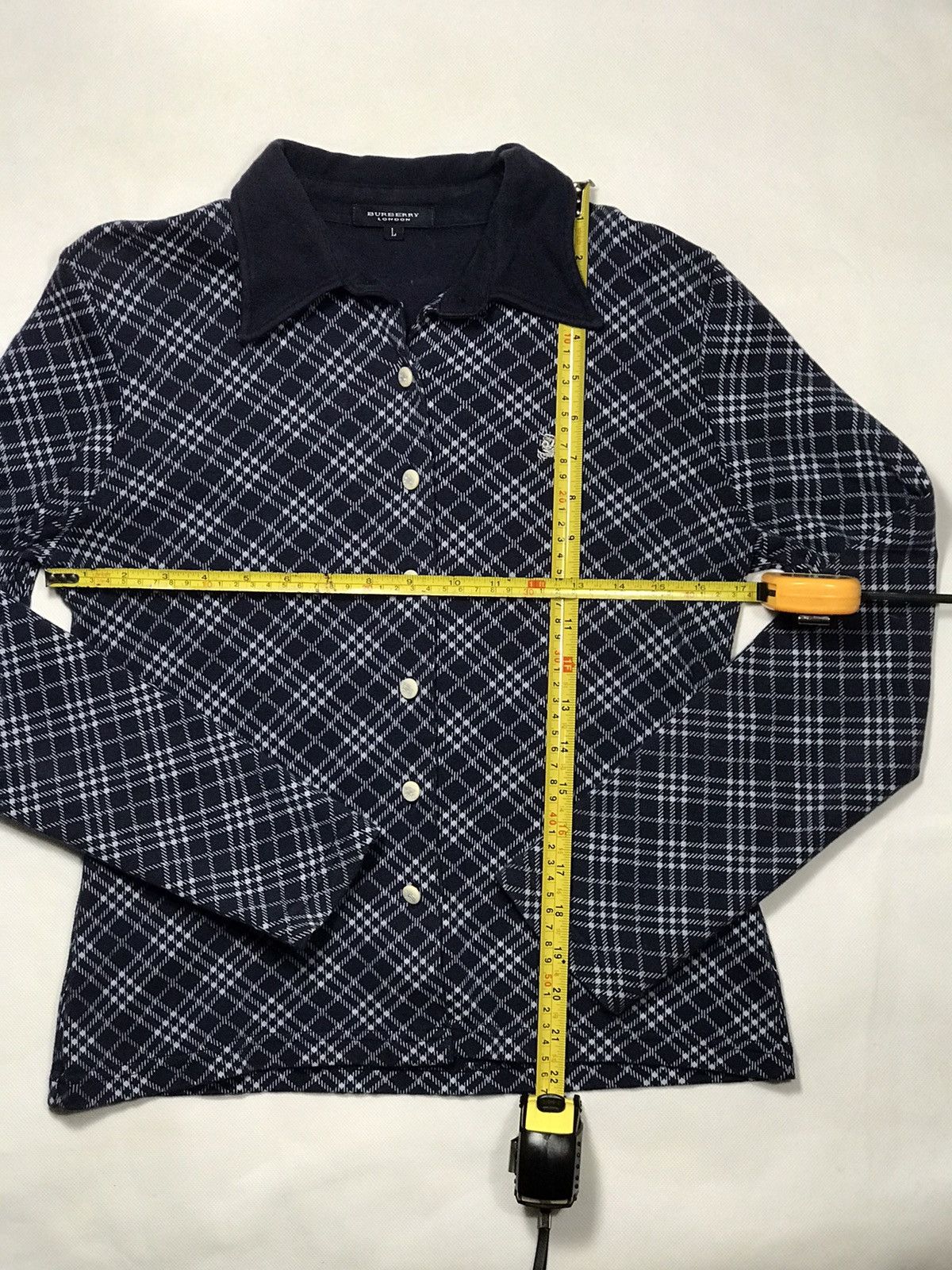 Burberry Burberrys button up shirt woman ladies nova checkered plaid Size XS / US 0-2 / IT 36-38 - 9 Thumbnail