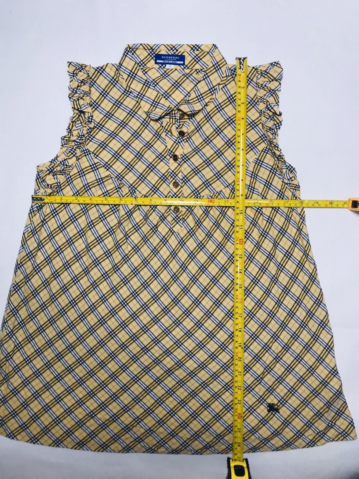 Burberry Burberry bLue label blouse 5 buttons Top ladies Nova Checker Size XS / US 0-2 / IT 36-38 - 11 Thumbnail