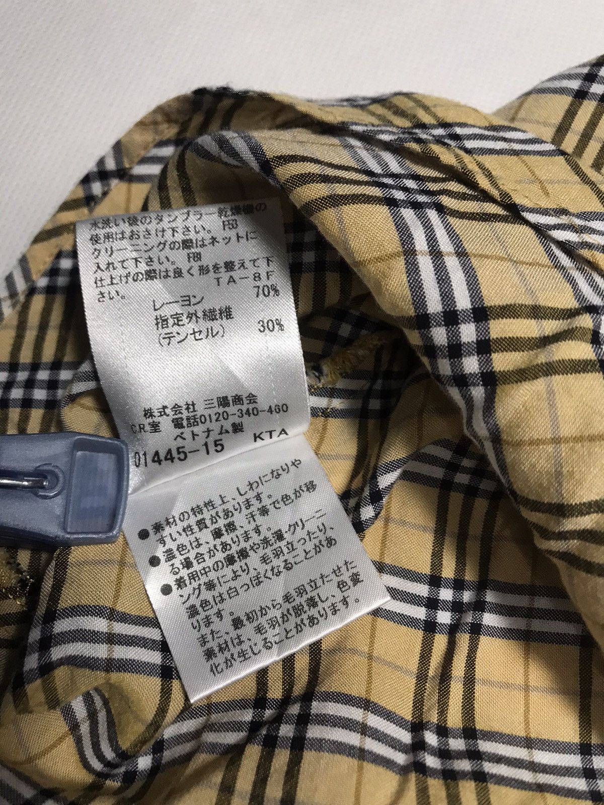 Burberry Burberry bLue label blouse 5 buttons Top ladies Nova Checker Size XS / US 0-2 / IT 36-38 - 9 Thumbnail