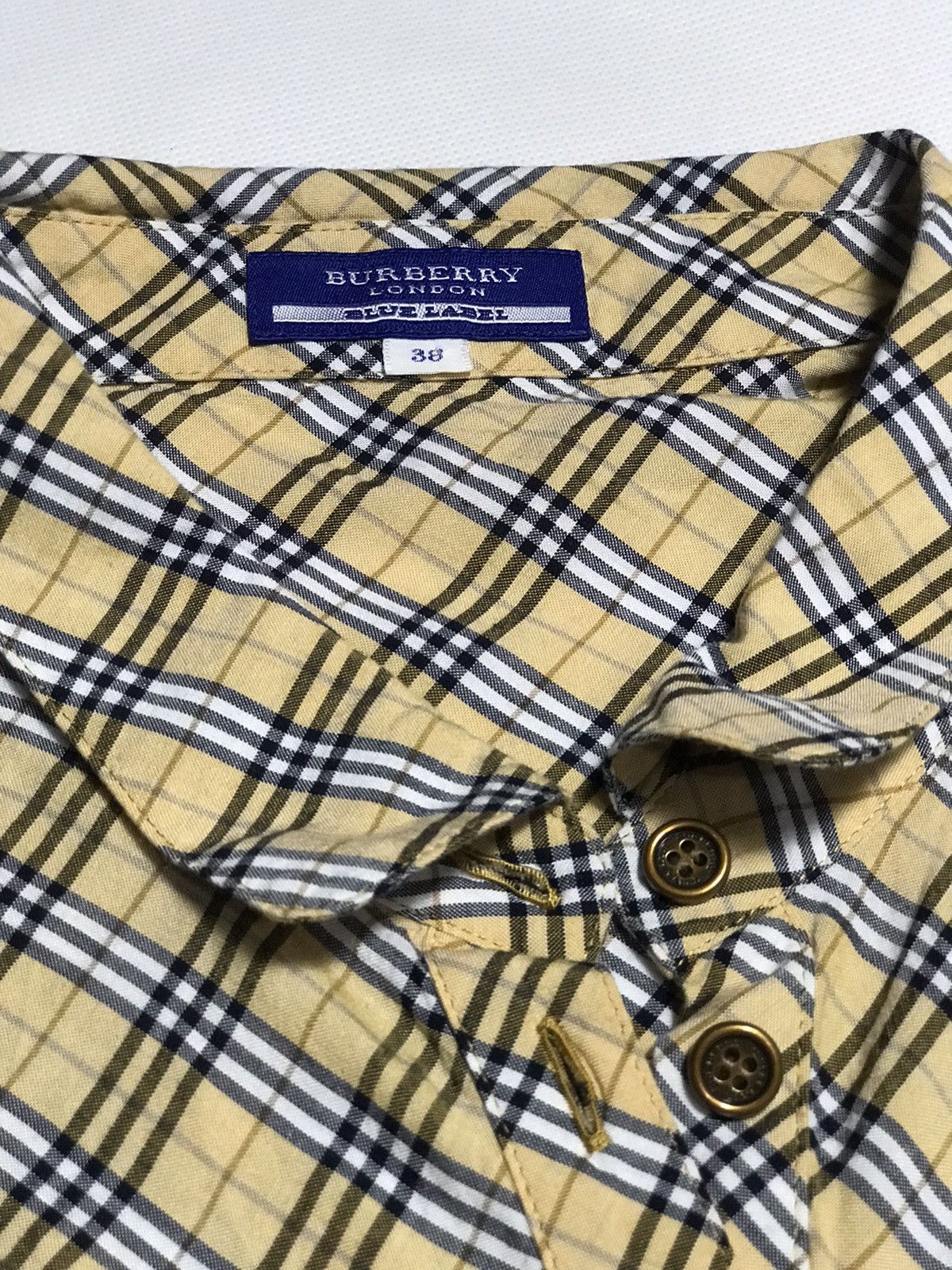 Burberry Burberry bLue label blouse 5 buttons Top ladies Nova Checker Size XS / US 0-2 / IT 36-38 - 5 Thumbnail
