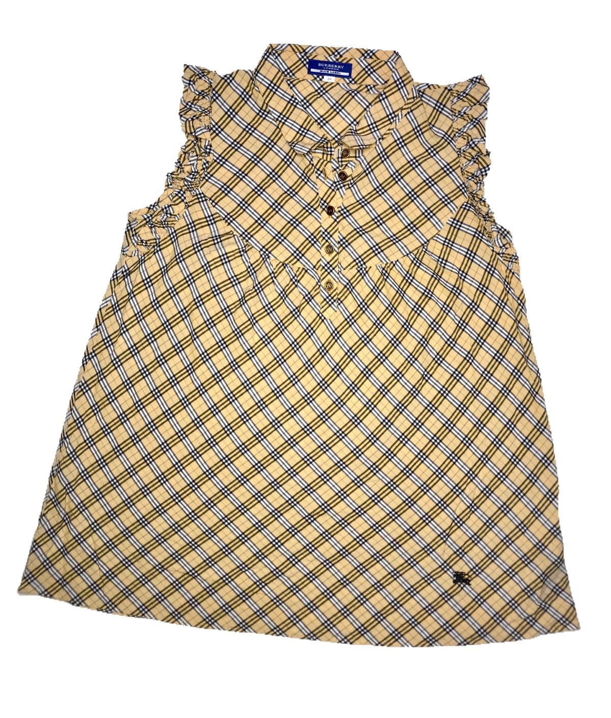 Burberry Burberry bLue label blouse 5 buttons Top ladies Nova Checker Size XS / US 0-2 / IT 36-38 - 2 Thumbnail