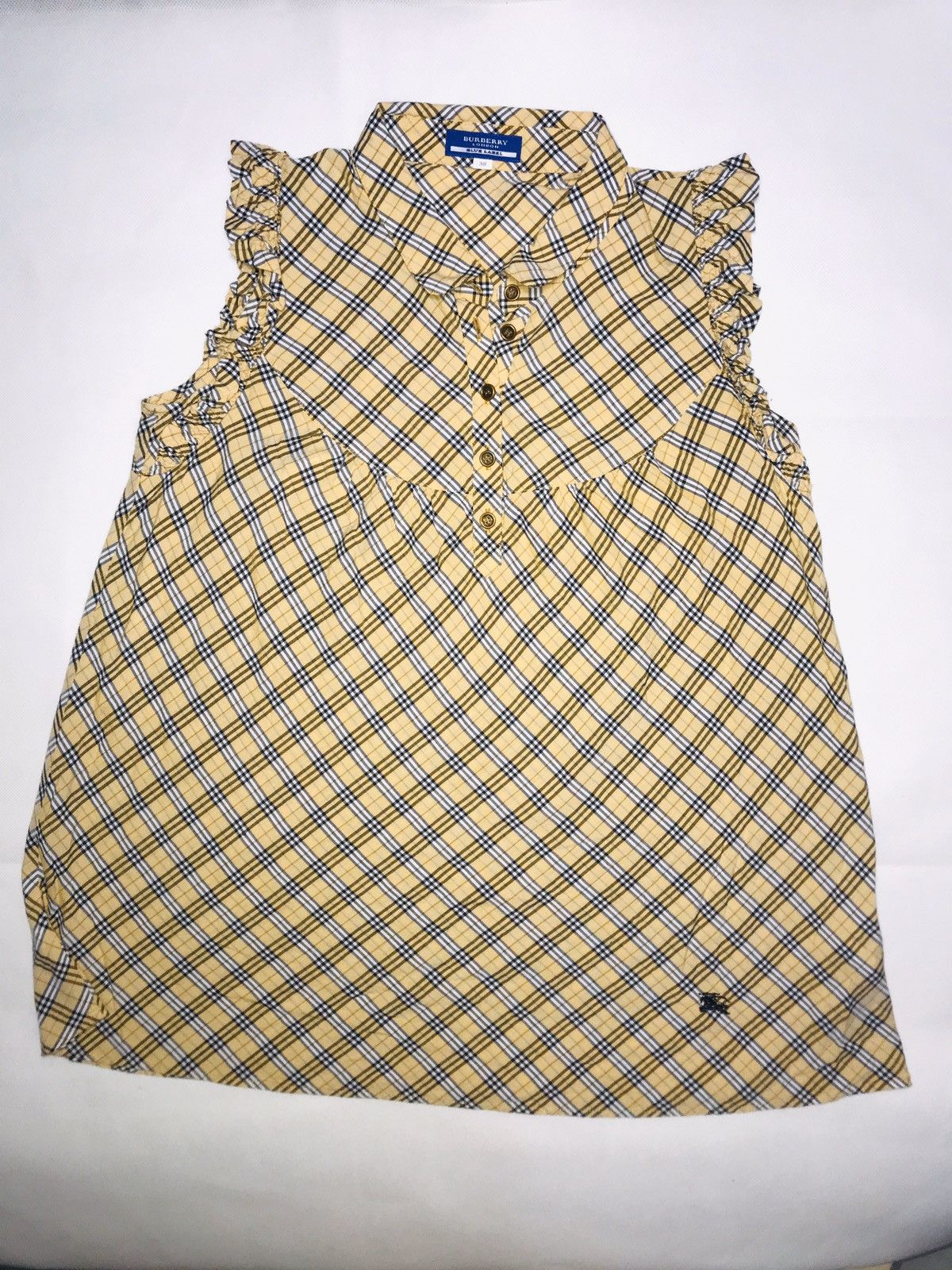 Burberry Burberry bLue label blouse 5 buttons Top ladies Nova Checker Size XS / US 0-2 / IT 36-38 - 12 Thumbnail