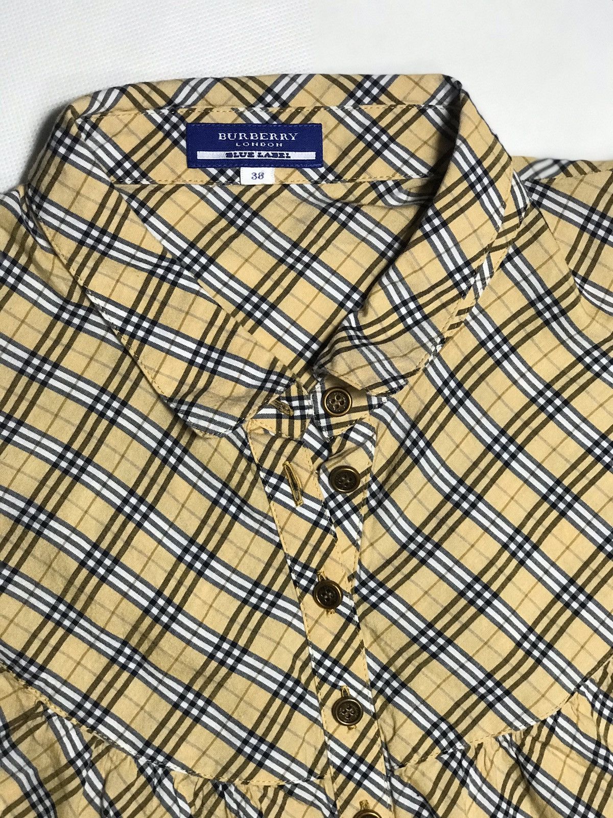 Burberry Burberry bLue label blouse 5 buttons Top ladies Nova Checker Size XS / US 0-2 / IT 36-38 - 6 Thumbnail