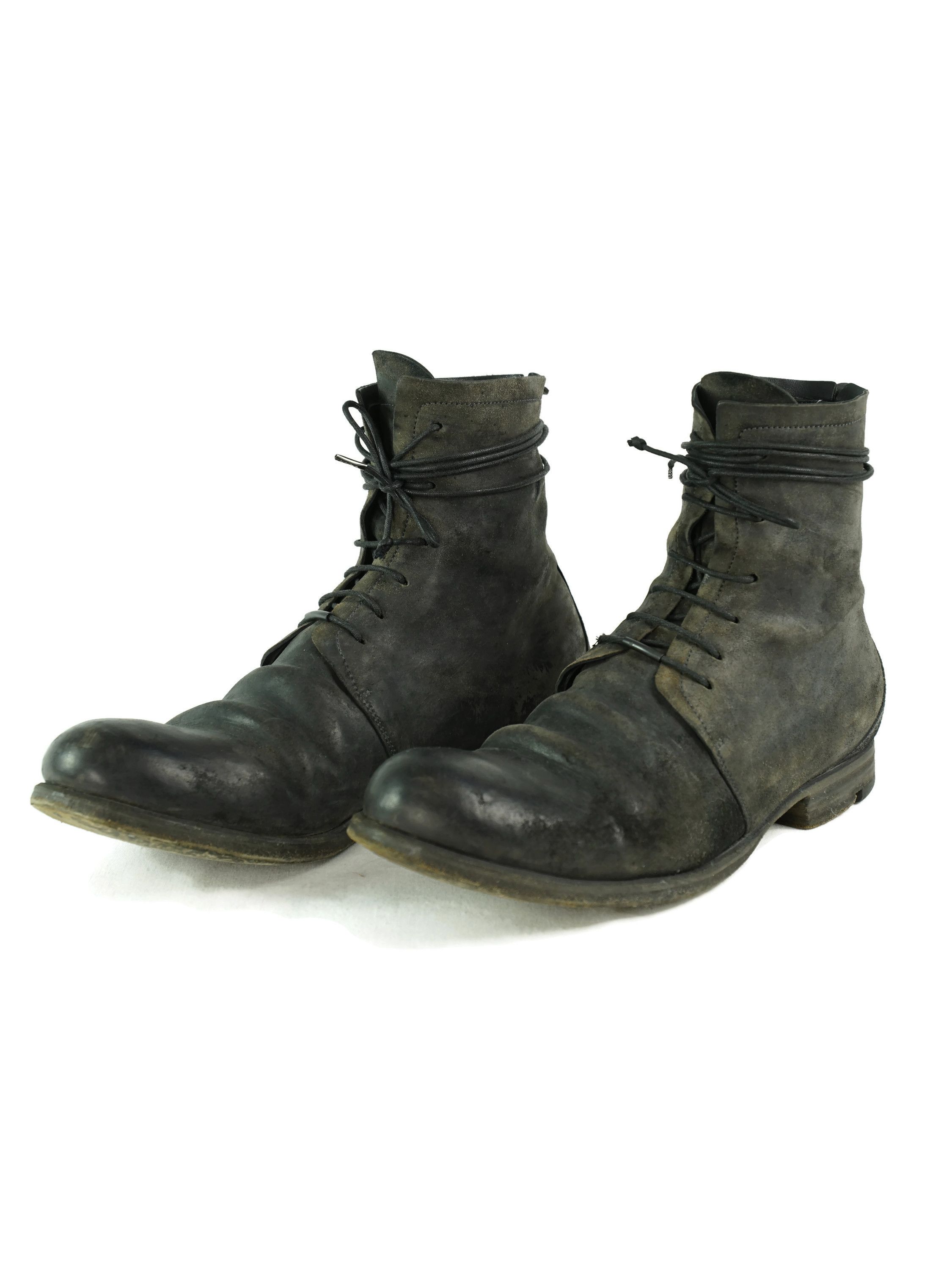 LAYER-0 CORDOVAN 4hole race up boots（Layer-0 Cordovan