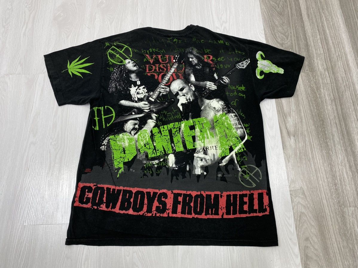 Guns N' Roses × Iron Maiden × Metallica Pantera overprint vintage shirt 90’ single stitch Size US XL / EU 56 / 4 - 2 Thumbnail