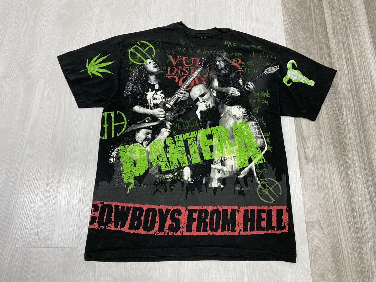 Guns N' Roses × Iron Maiden × Metallica Pantera overprint vintage shirt 90’ single stitch Size US XL / EU 56 / 4 - 1 Thumbnail