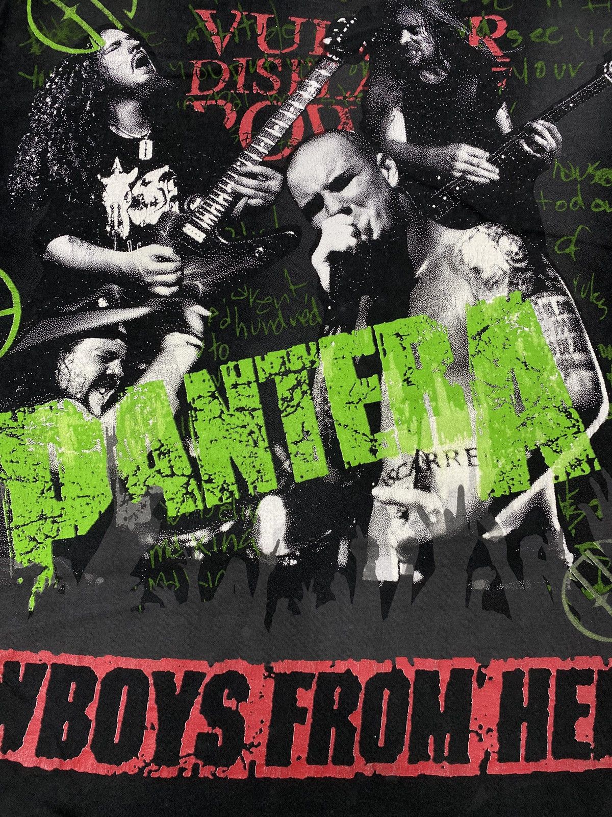 Guns N' Roses × Iron Maiden × Metallica Pantera overprint vintage shirt 90’ single stitch Size US XL / EU 56 / 4 - 3 Thumbnail