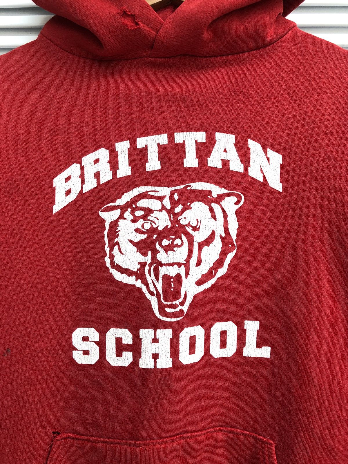 Japanese Brand × Vintage Vintage Brittan School Hoodies /Travis Flacko Scott Size US L / EU 52-54 / 3 - 2 Thumbnail