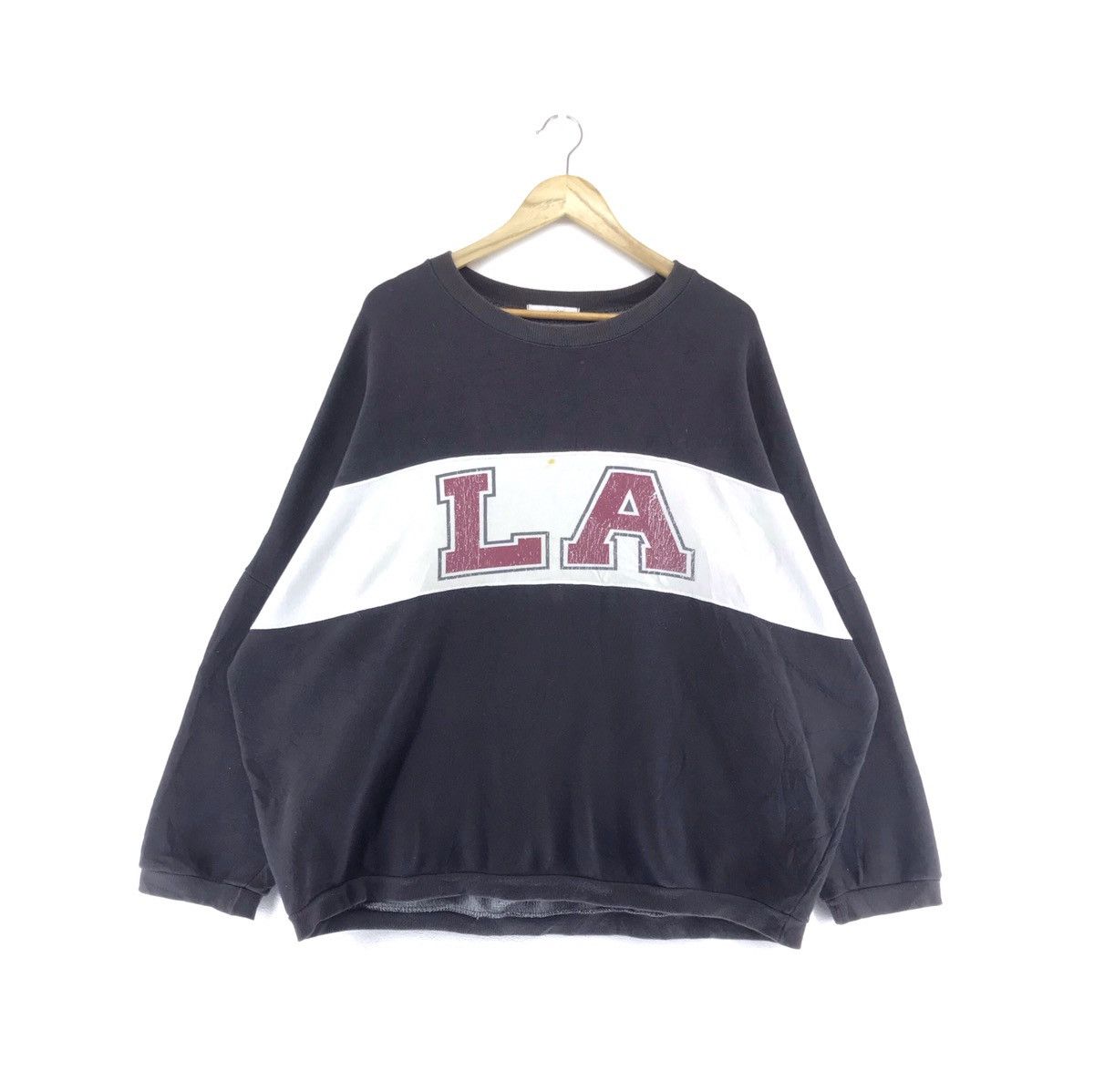 Japanese Brand Via.J Sweatshirt Big LA Printed Crew neck XXL Size Pullover Size US XXL / EU 58 / 5 - 1 Thumbnail