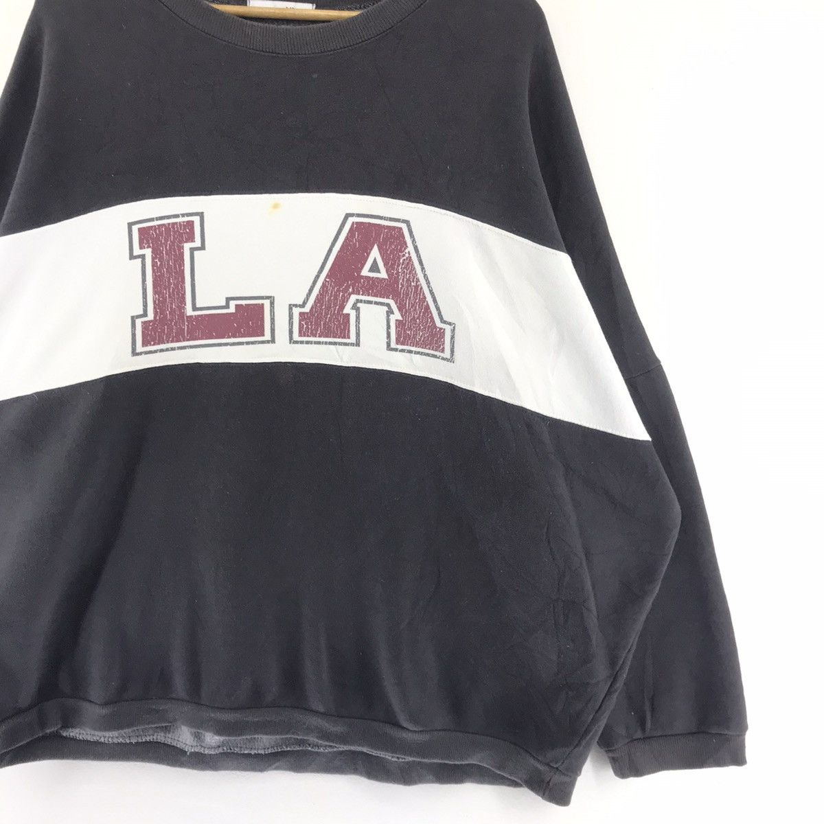Japanese Brand Via.J Sweatshirt Big LA Printed Crew neck XXL Size Pullover Size US XXL / EU 58 / 5 - 2 Thumbnail