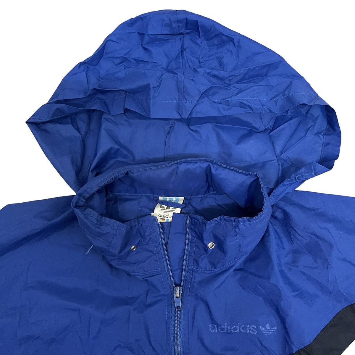 Adidas Vintage Adidas Trefoil Windbreaker Size US XL / EU 56 / 4 - 7 Thumbnail