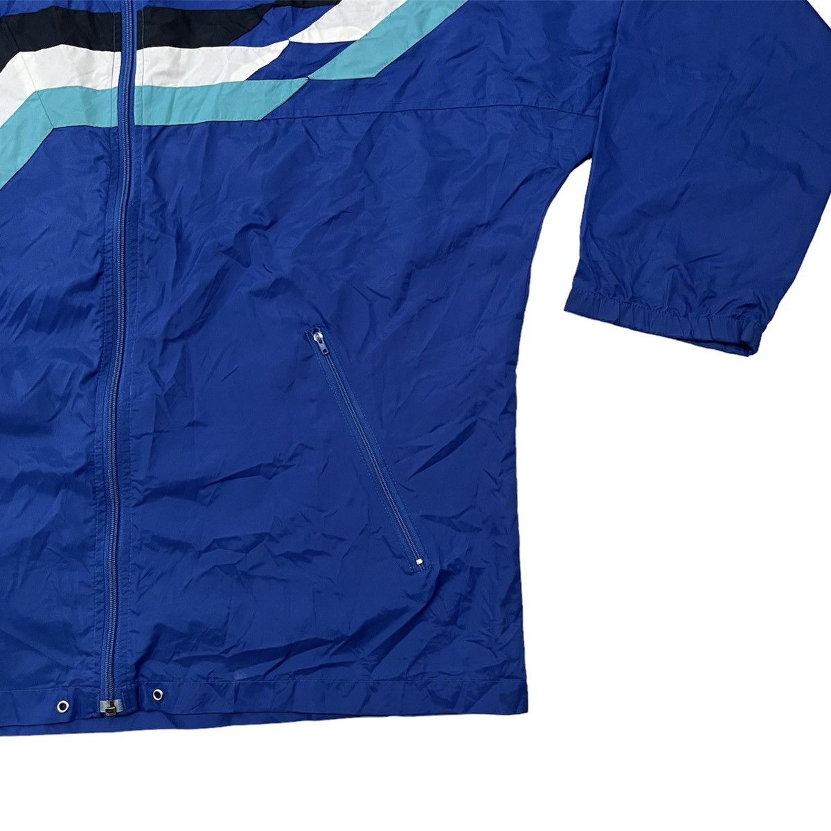 Adidas Vintage Adidas Trefoil Windbreaker Size US XL / EU 56 / 4 - 6 Thumbnail