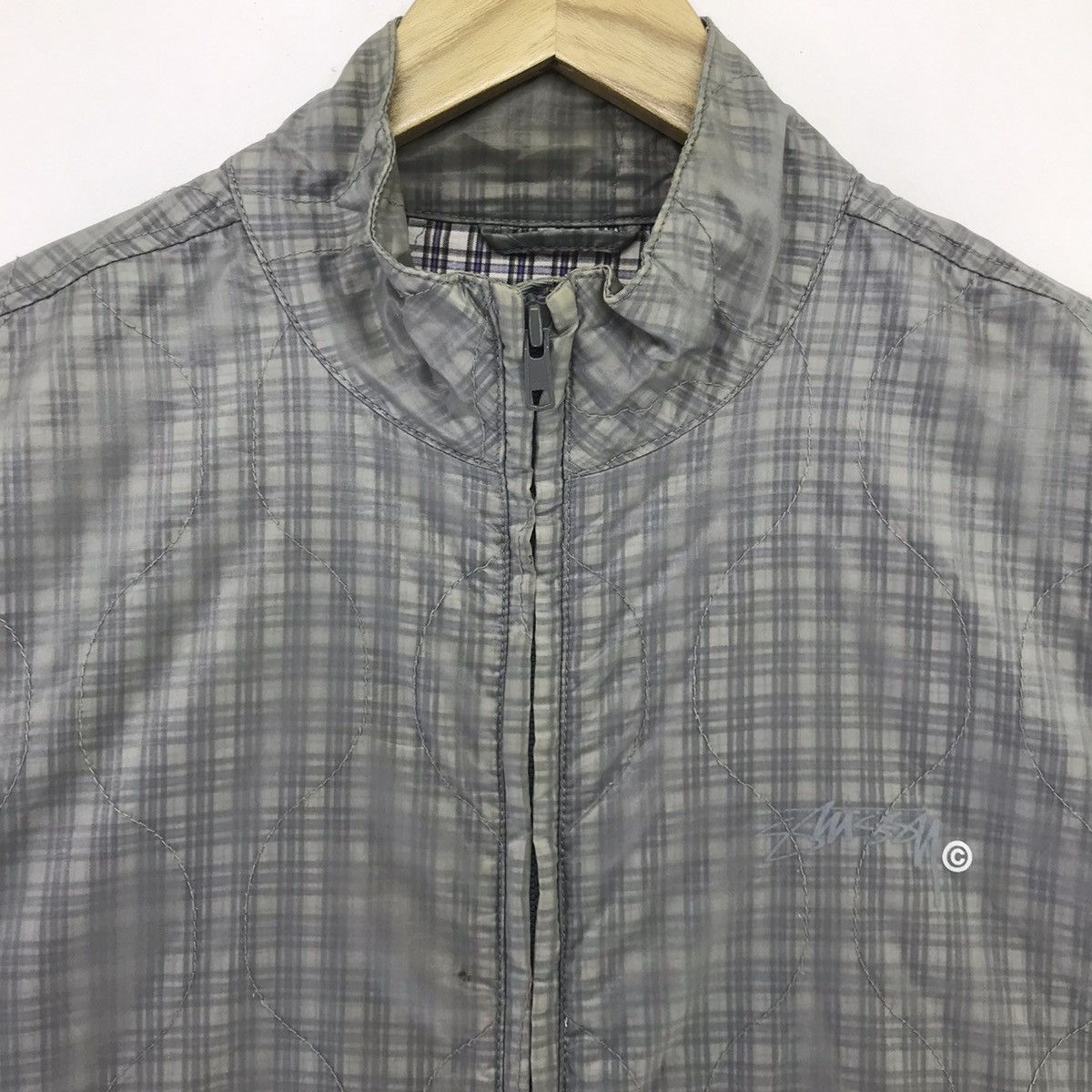 Stussy × Vintage Rare!! Stussy Windbreaker light jacket large size Size US L / EU 52-54 / 3 - 2 Thumbnail