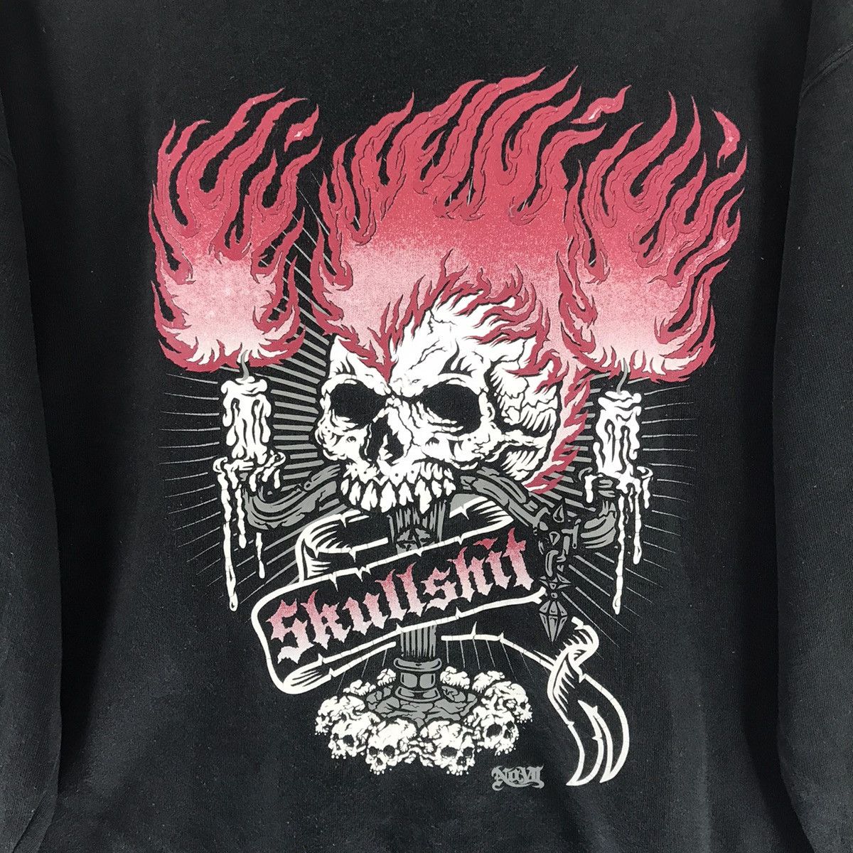 Japanese Brand Skullshit Hardliner Hoodies Size US XL / EU 56 / 4 - 2 Thumbnail