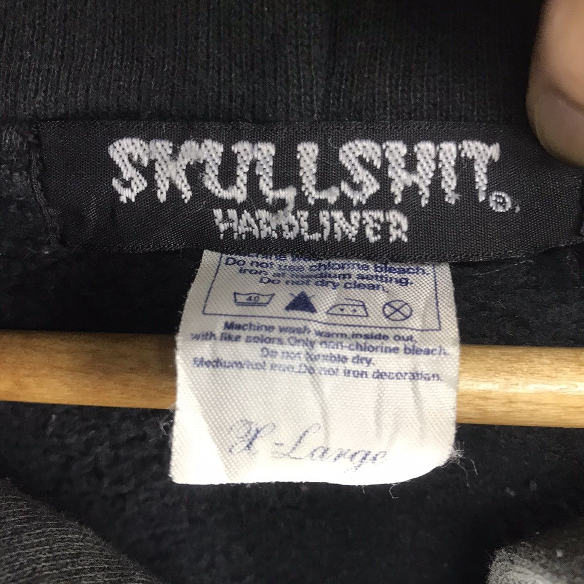 Japanese Brand Skullshit Hardliner Hoodies Size US XL / EU 56 / 4 - 5 Thumbnail