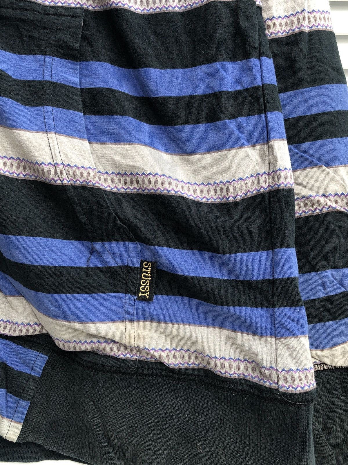 Stussy Vintage Stussy Striped Hoodies / Travis Flacko Scott Size US M / EU 48-50 / 2 - 2 Thumbnail