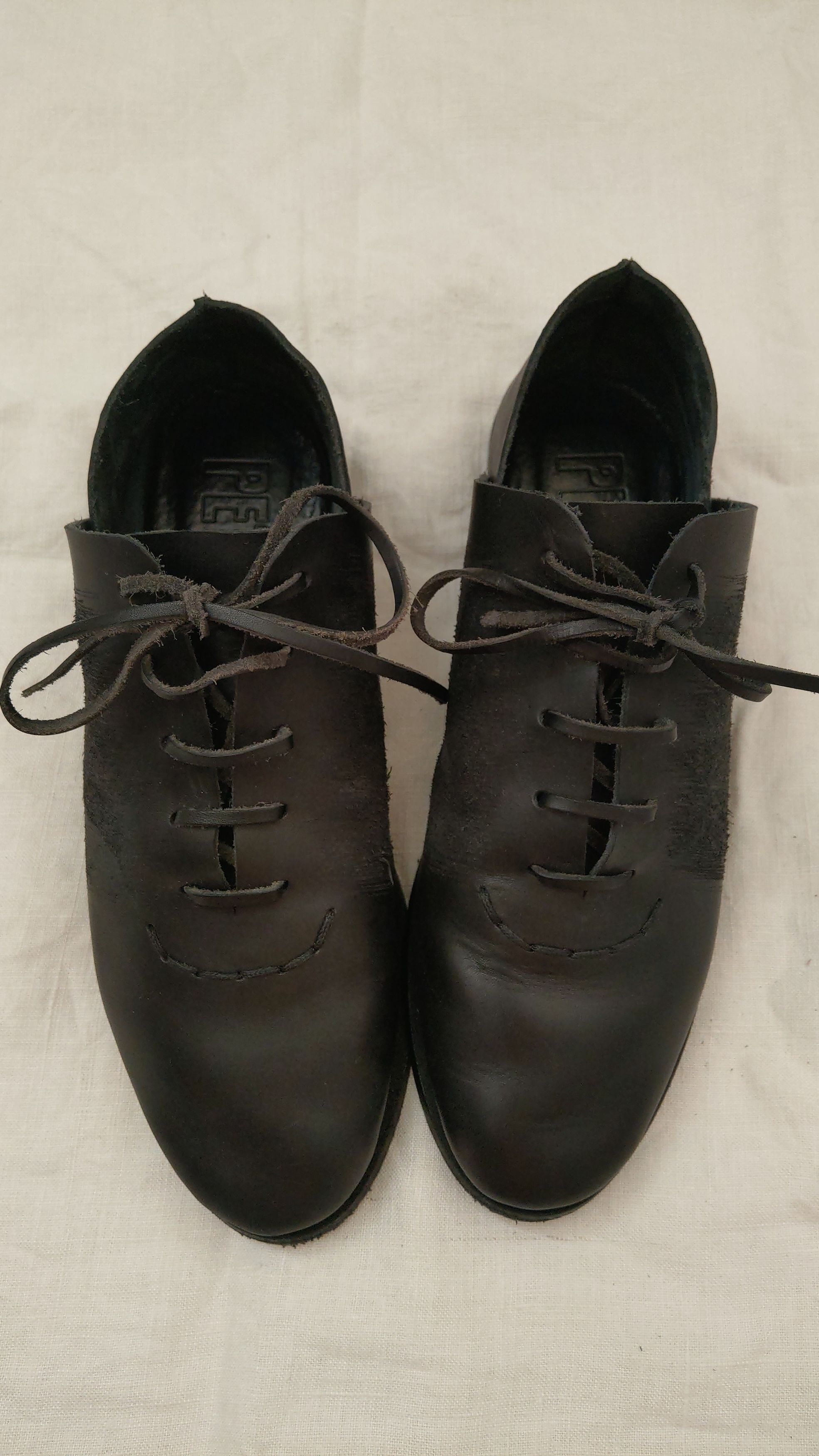 Leather Artisanal Leather Shoes Petrucha Darkfashion Goth Opium Noir Size US 7.5 / EU 40-41 - 1 Thumbnail