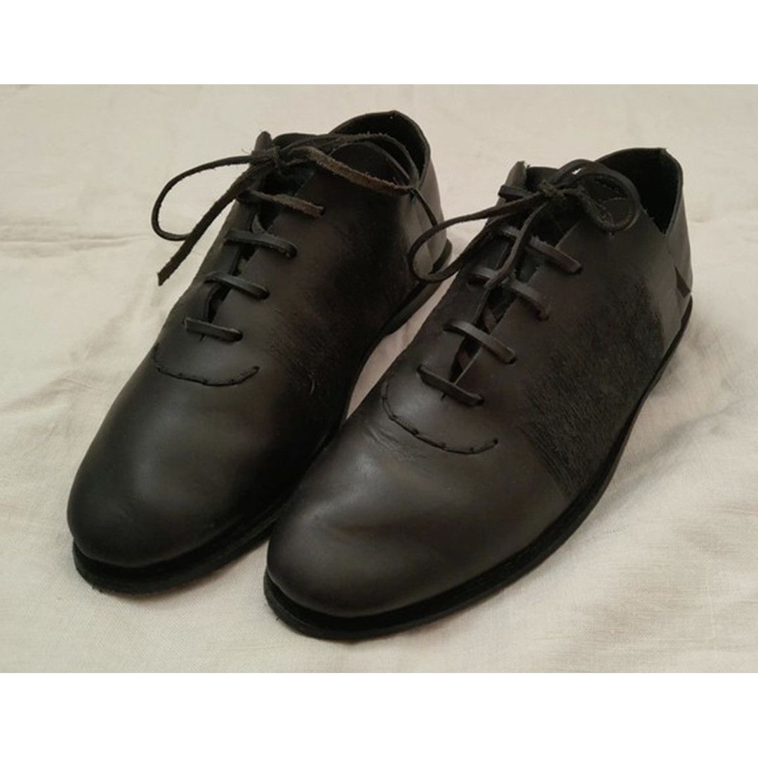 Leather Artisanal Leather Shoes Petrucha Darkfashion Goth Opium Noir Size US 7.5 / EU 40-41 - 6 Thumbnail