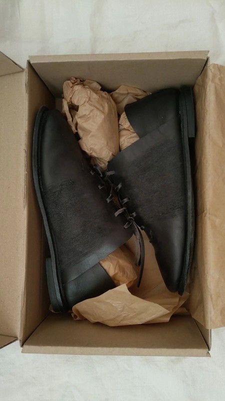 Leather Artisanal Leather Shoes Petrucha Darkfashion Goth Opium Noir Size US 7.5 / EU 40-41 - 13 Thumbnail