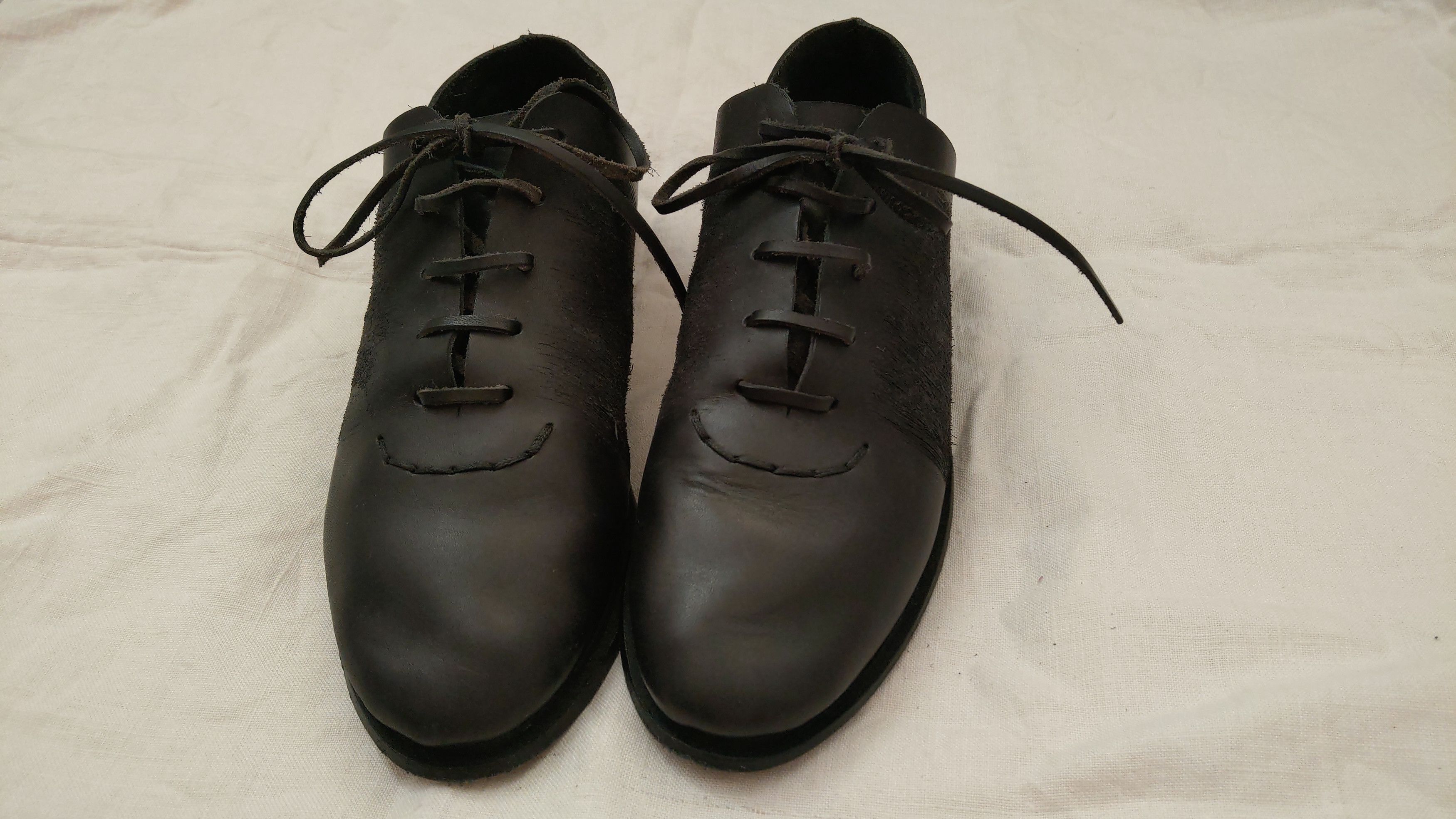 Leather Artisanal Leather Shoes Petrucha Darkfashion Goth Opium Noir Size US 7.5 / EU 40-41 - 16 Thumbnail