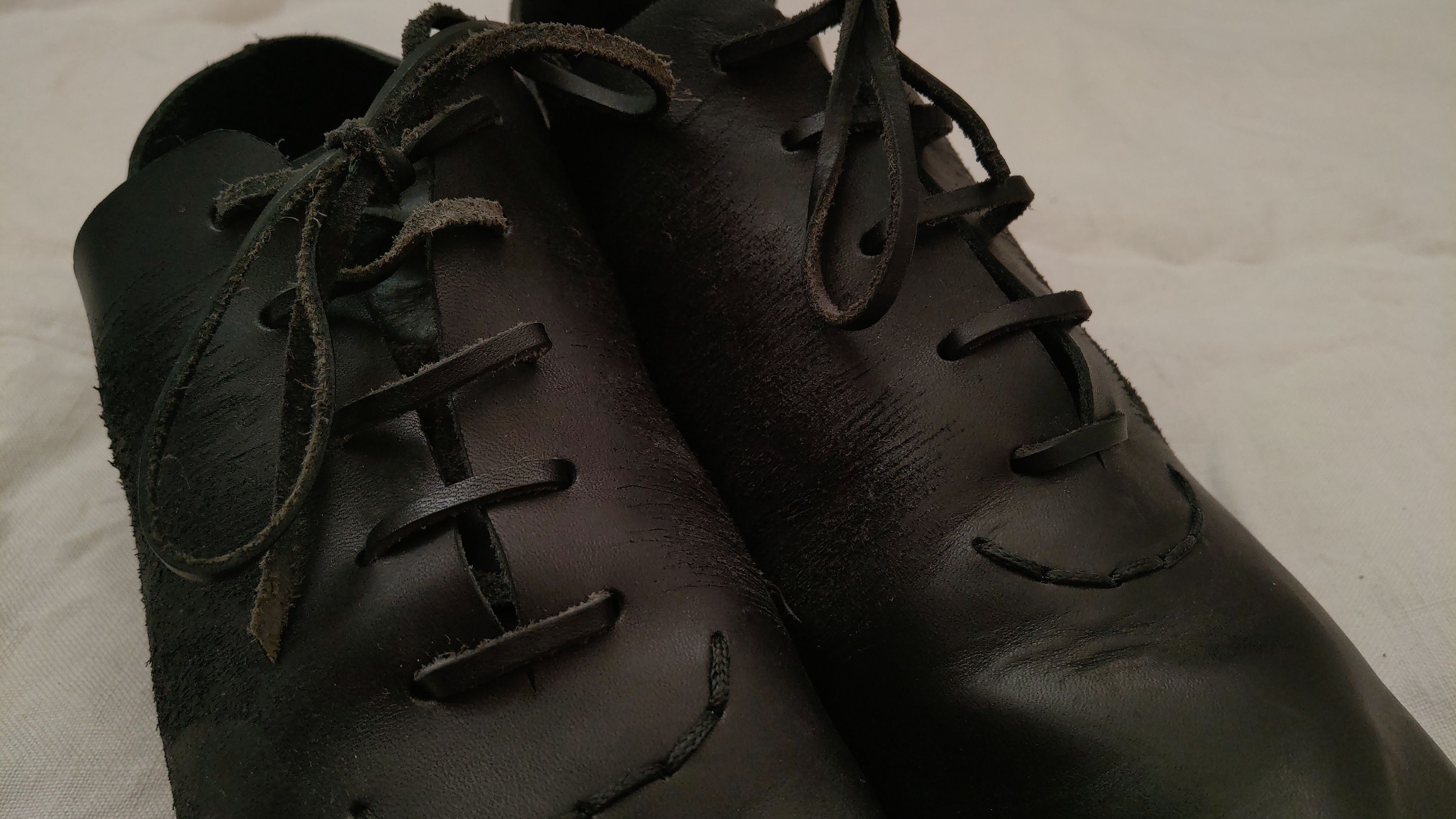 Leather Artisanal Leather Shoes Petrucha Darkfashion Goth Opium Noir Size US 7.5 / EU 40-41 - 2 Thumbnail