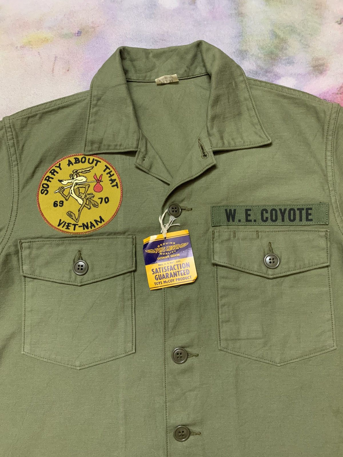 The Real McCoy's Toys Mccoy Sateen Cotton Overshirt OG Size US M / EU 48-50 / 2 - 3 Thumbnail