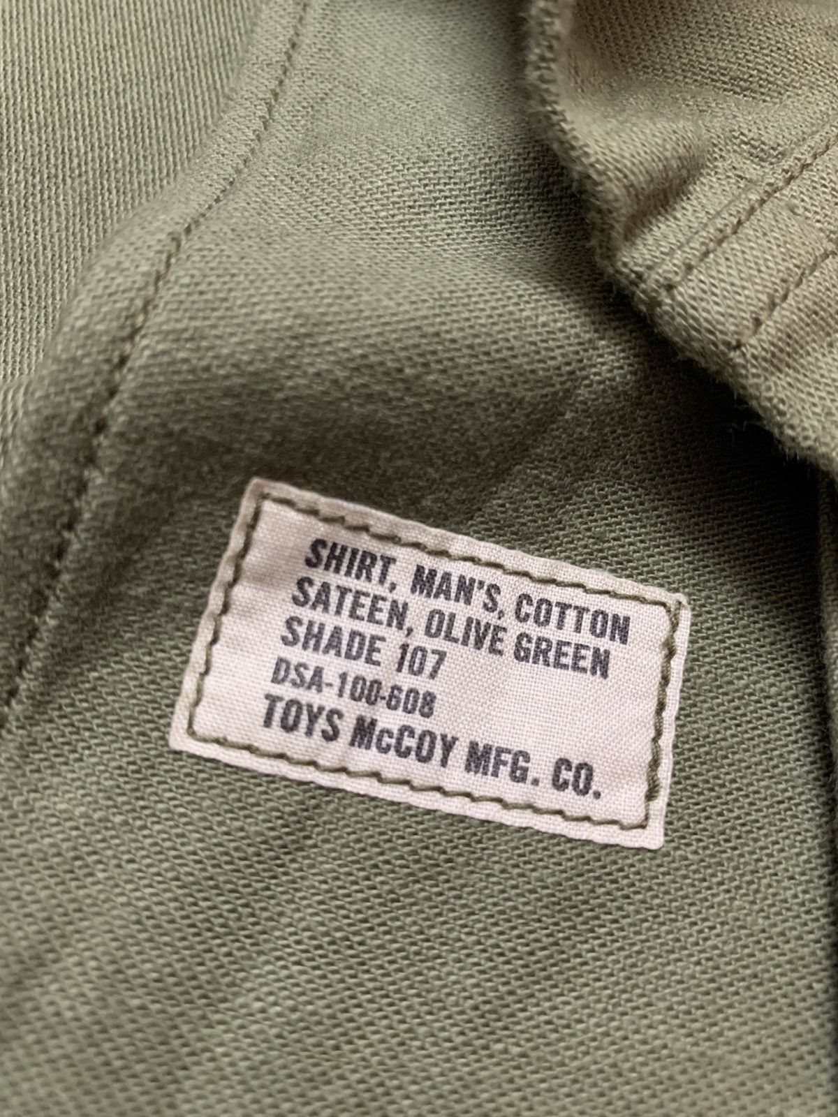 The Real McCoy's Toys Mccoy Sateen Cotton Overshirt OG Size US M / EU 48-50 / 2 - 6 Thumbnail