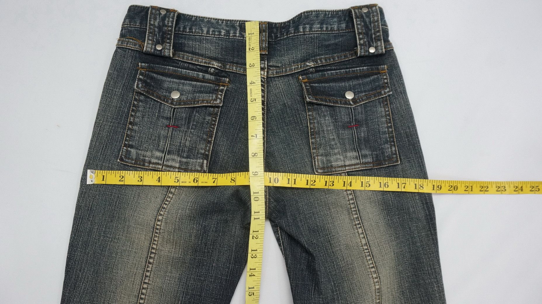 Japanese Brand Fire! Vintage AZUR Japan Flare Hysteric Vibes Womens Jeans Size 30" / US 8 / IT 44 - 16 Thumbnail