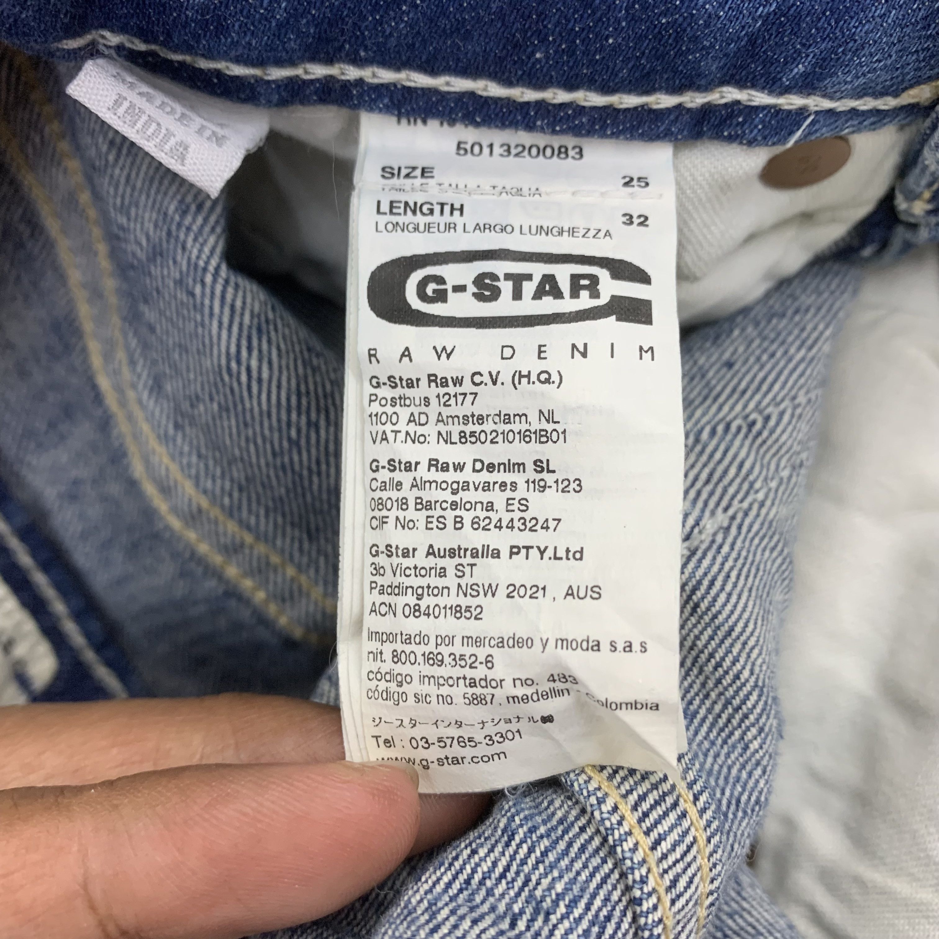 G-Star Distressed Denim Blue Jeans G Star Raw Ripped Womenswear Size 26" / US 2 / IT 38 - 9 Thumbnail