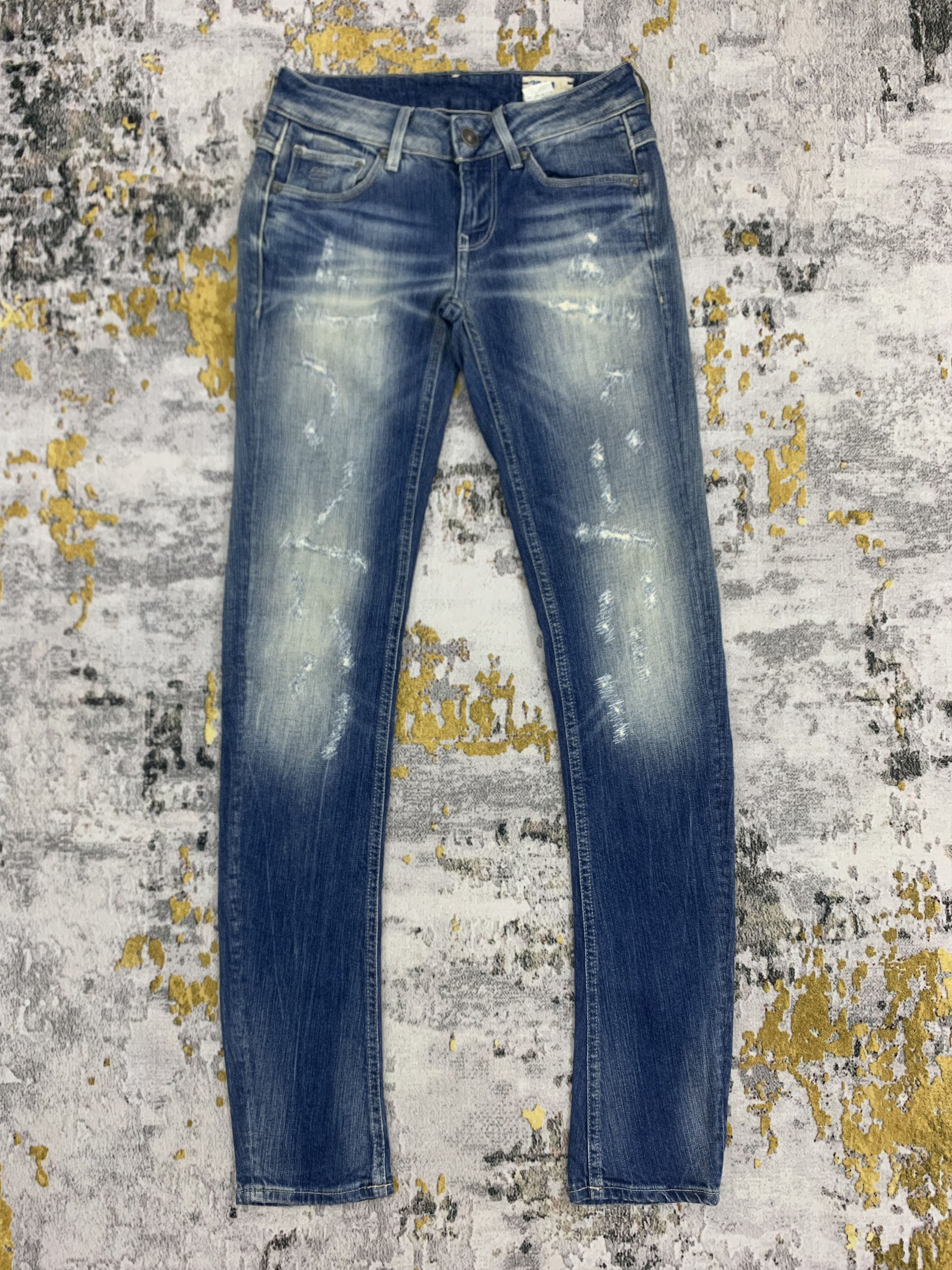 G-Star Distressed Denim Blue Jeans G Star Raw Ripped Womenswear Size 26" / US 2 / IT 38 - 1 Thumbnail