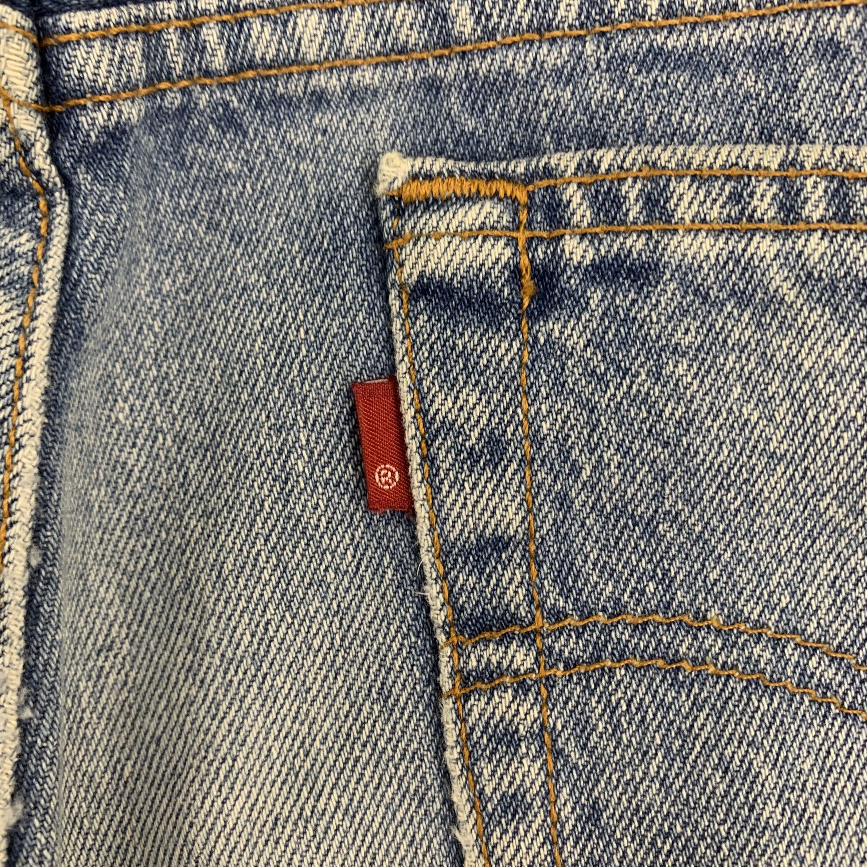 Levi's Vintage Levi's 501 Red Tab Blue Denim Selvedge Jeans Size US 28 / EU 44 - 6 Thumbnail