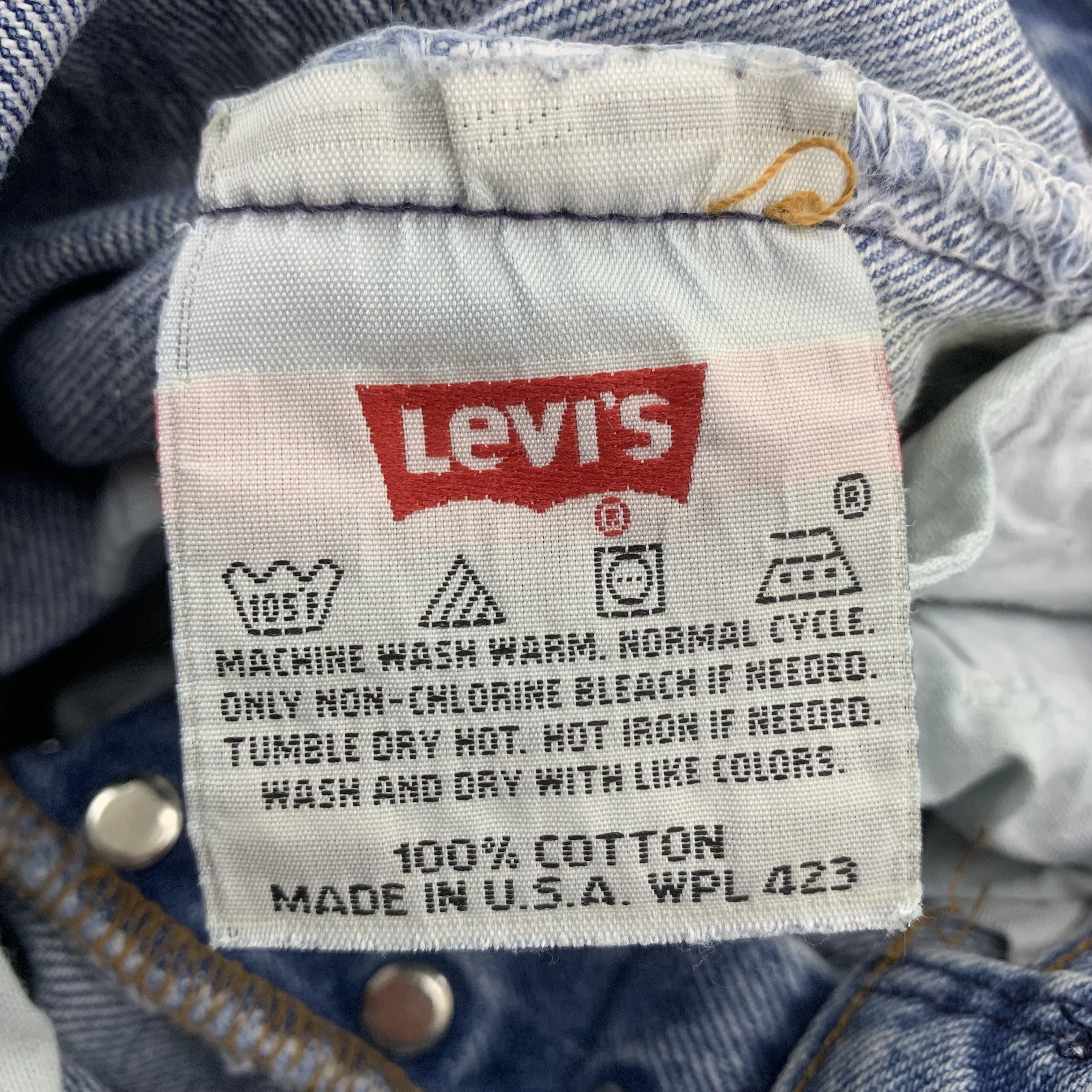 Levi's Vintage Levi's 501 Red Tab Blue Denim Selvedge Jeans Size US 28 / EU 44 - 12 Thumbnail