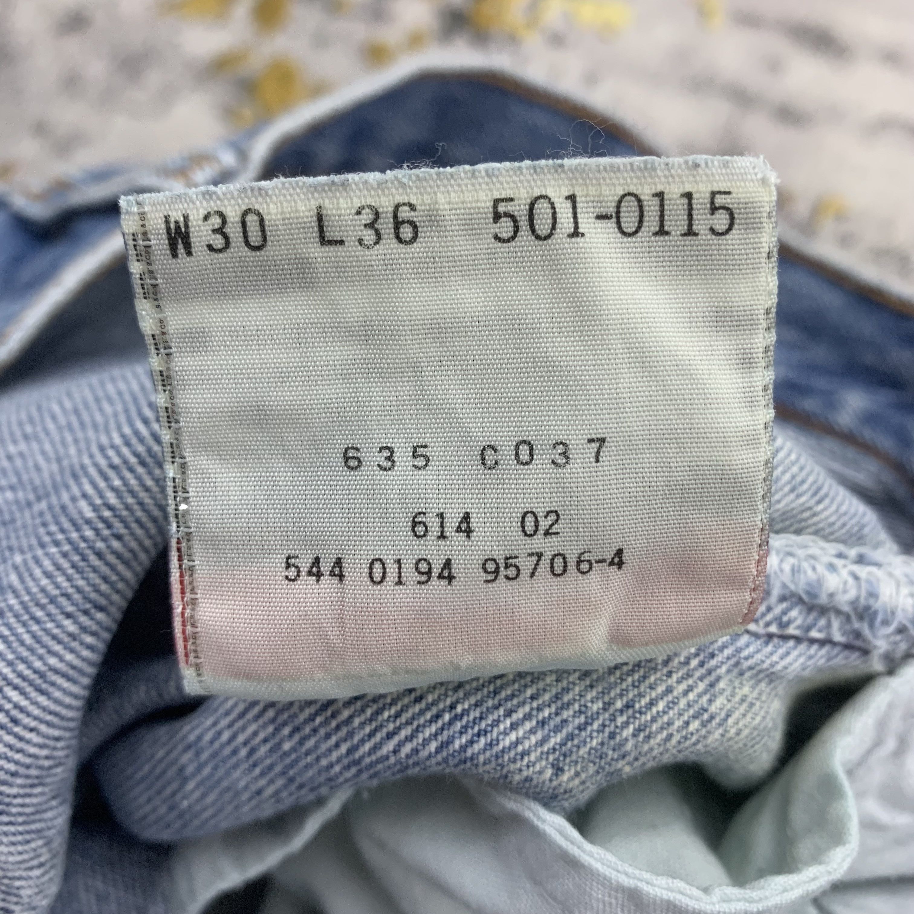 Levi's Vintage Levi's 501 Red Tab Blue Denim Selvedge Jeans Size US 28 / EU 44 - 11 Thumbnail