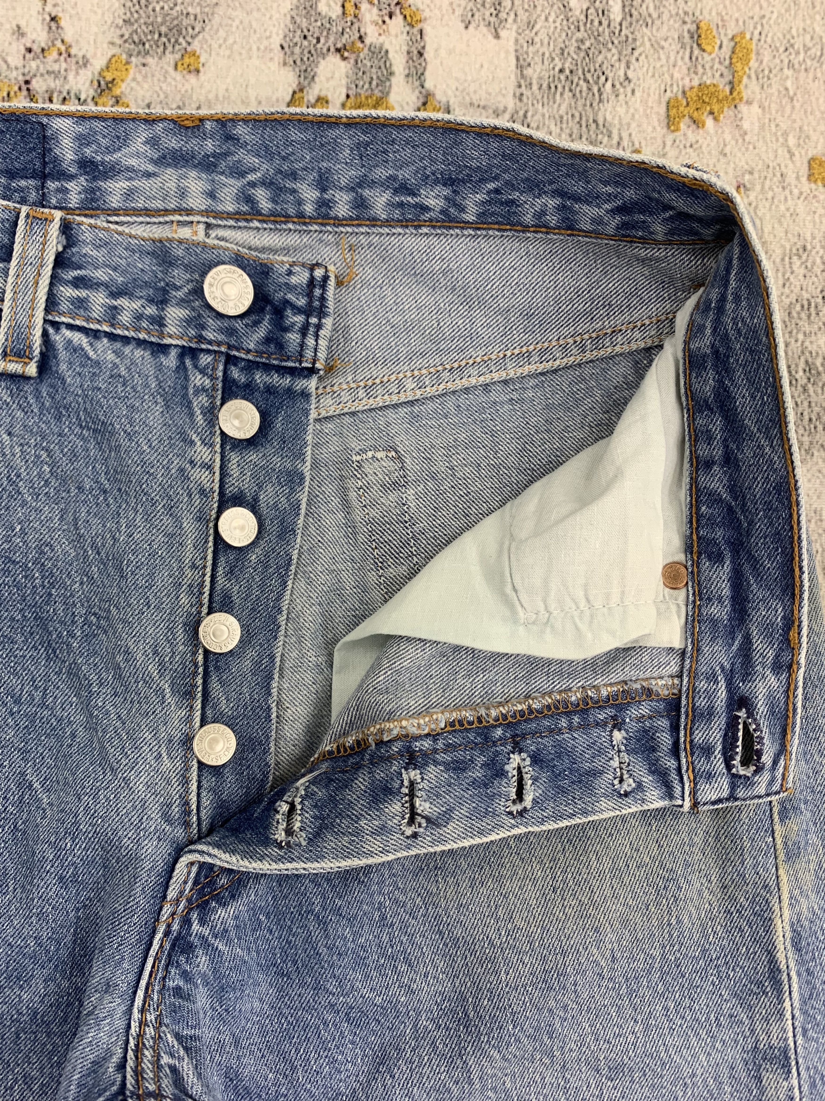 Levi's Vintage Levi's 501 Red Tab Blue Denim Selvedge Jeans Size US 28 / EU 44 - 3 Thumbnail